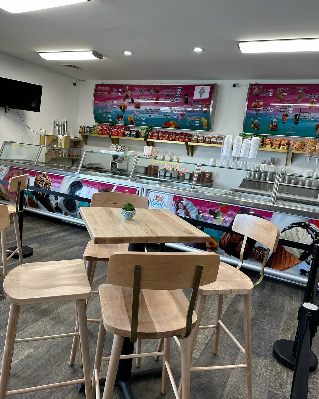 Image of High Stool Bar Chair — Solid Maple