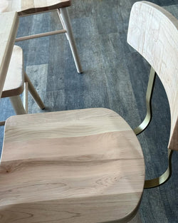 Image of High Stool Bar Chair — Solid Maple