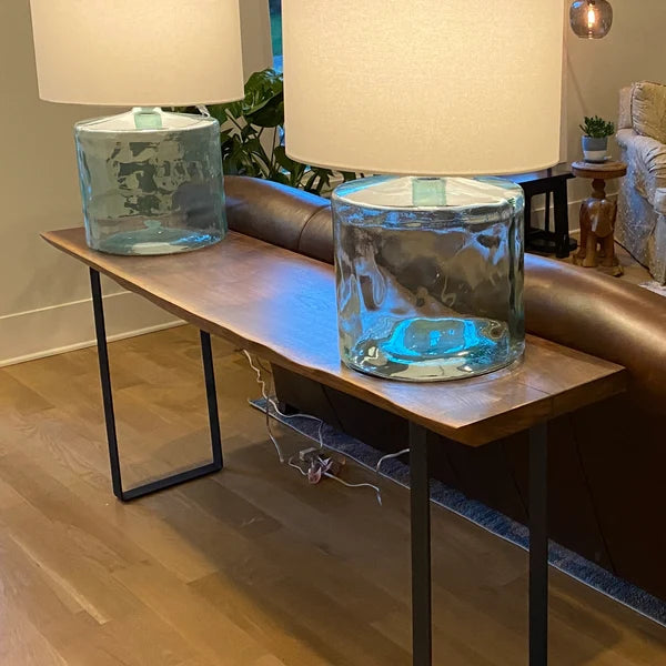 Image of Bar Table with U-Shaped Legs — Peruvian Walnut